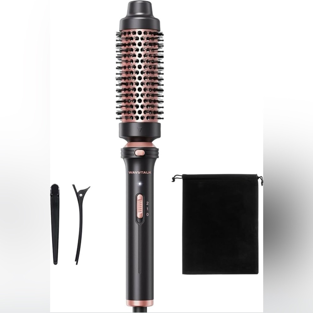 Wavytalk Black and Pink Hair Styling Brush